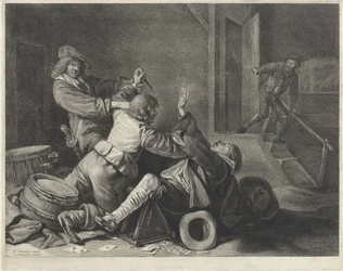 Fight in an Interior