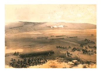 The Cavalry Affair of the Heights of Bulganak - the First Gun, 1854, 1855