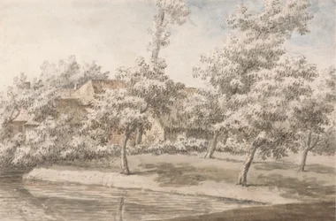 An Orchard by a Stream