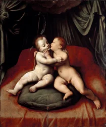 Jesus and St John Baptist as a child