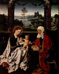 Madonna and Child and St. Anne