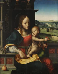 Madonna with Child and Fruit