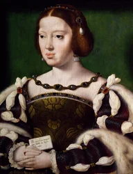 Portrait of Eleanor of Austria, Queen of Portugal and France