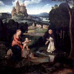 The Virgin and Infant Jesus with a Dominican Friar, c.1515-18