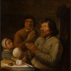 Interior with a Peasant Family Praying