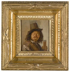 Portrait of a man clasping a drink