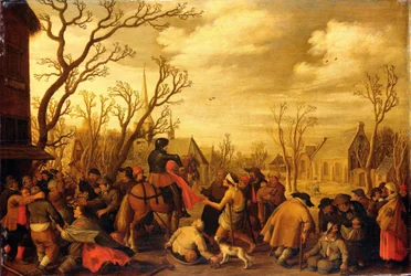 St Martin Cutting Off Part of his Cloak for a Beggar