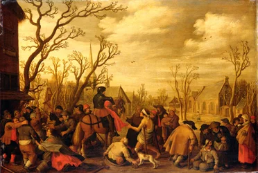 St Martin Cutting Off Part of his Cloak for a Beggar