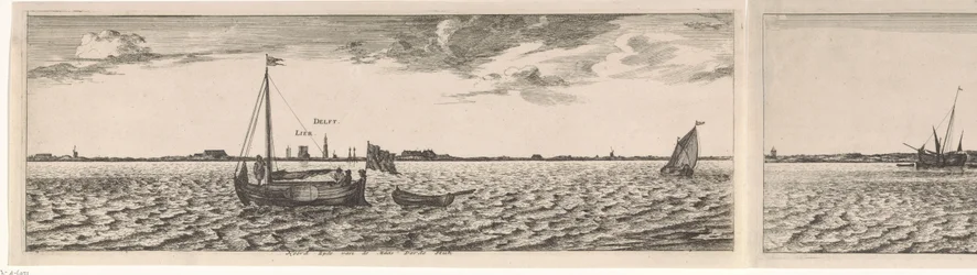 View of the North Side of the Maas (Postcard series)
