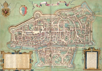 Map of Augsburg, from 