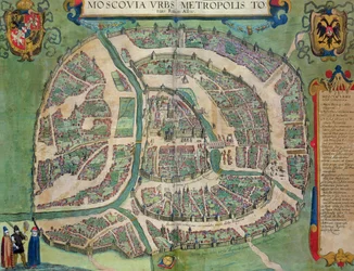 Map of Moscow, from 