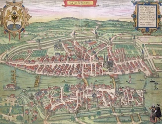 Map of Zurich, from 