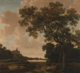 Landscape with the Schwanenburg, Cleves