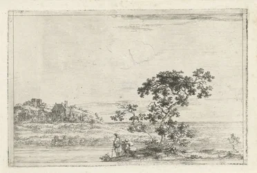 Landscape with Figures by a Tree