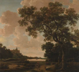 Landscape with the Schwanenburg, c.1650-1655