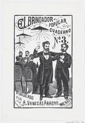 A man raising his glass with a group of men sitting at a table in the background