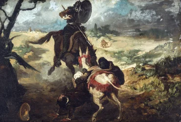 Scene from Don Quijote de la Mancha
