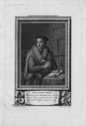 Portrait of Juan Luis Vives, 1492-1540, 1791