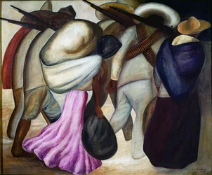 The Soldaderas. Painting by Jose Clemente Orozco (1883-1949) 1926 Mexico City, Museum of Modern Art