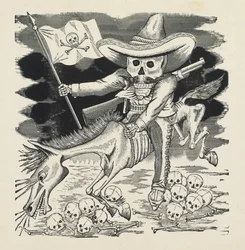 The Great Skull of Emiliano Zapata, c.1911-16, printed 1930