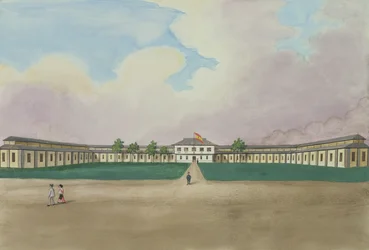 The New Cigar Factory in Meisic, from The Flebus Album of Views In and Around Manila