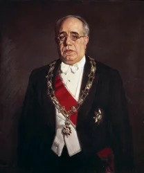 Portrait of Manuel Azana (1880-1940), Spanish Politician