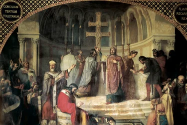 Third Council of Toledo in 589 Presided by Isidore of Seville
