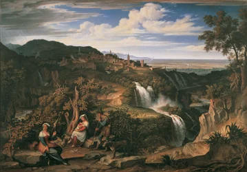 The Waterfalls of Tivoli near Rome