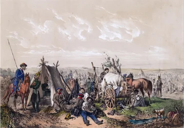 A Scene from the War of Independence in Hungary in 1849