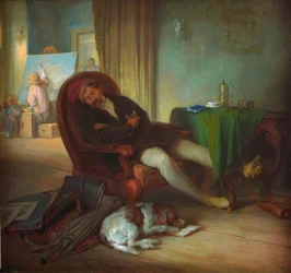 The Sleeping Painter