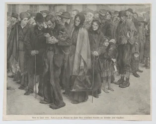 Newspaper Clipping, Probably from the “Leipziger Illustrirten Zeitung”: “Vienna in the Year 1918”