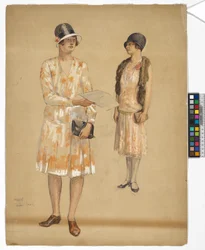 Two Studies of Maridl, the Artist