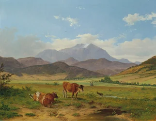 Landscape with Snow Mountain