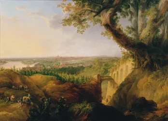 View of the Capital and Residence City of Vienna from the Standpoint near Nussdorf