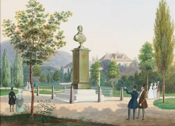 The Archduke Rudolf, Cardinal Archbishop of Olmütz Monument in Ischl