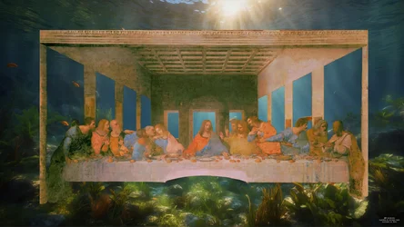 The Last Supper (recreated by Leonardo da Vinci)