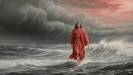 Jesus Walks on Water 01