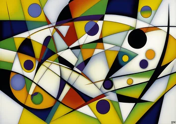 Abstract: On White-Circles+Swings 5