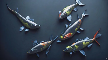 Koi Carp Fish Rainbow