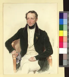 Portrait of the Poet and Theater Director Johann Ludwig Deinhardstein