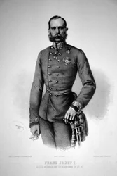 Franz Josef I. 1861 Lithograph