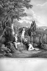 Franz Josef I. with Brothers