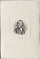 Portrait of Franz Liszt, 1856