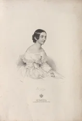 Portrait of the Opera Singer Rita Gabussi