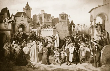 Leopold VI Entering Vienna, 1219