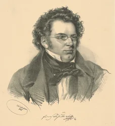 Portrait of Franz Schubert 1797-1828