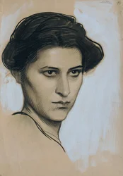 Young Woman en Face