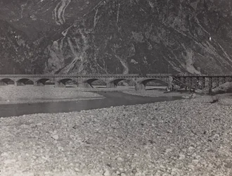 Military bridge over the Ta