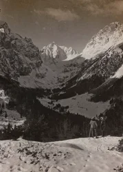 Album: My World War Memories of the South-Western Front in Carinthia, Italy, Trentino-Alto Adige 31/03/1915-12/11/1918: Plöcken Pass (b/w photo)