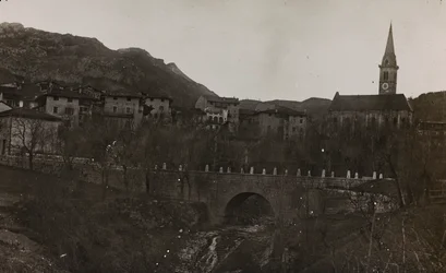 My World War - Memories of the South-Western Front in Carinthia, Italy, Trentino-Alto Adige: View of a Village of Carnia